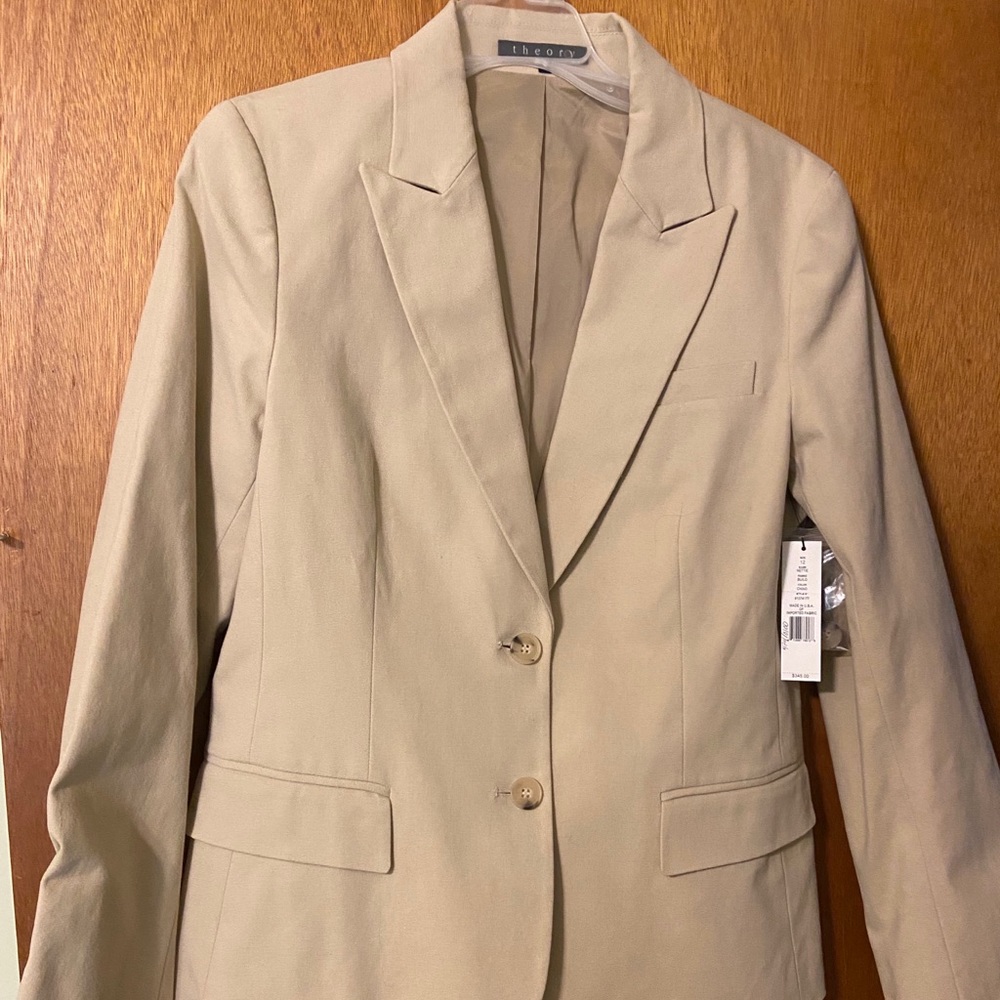 NWT Theory Khaki Blazer